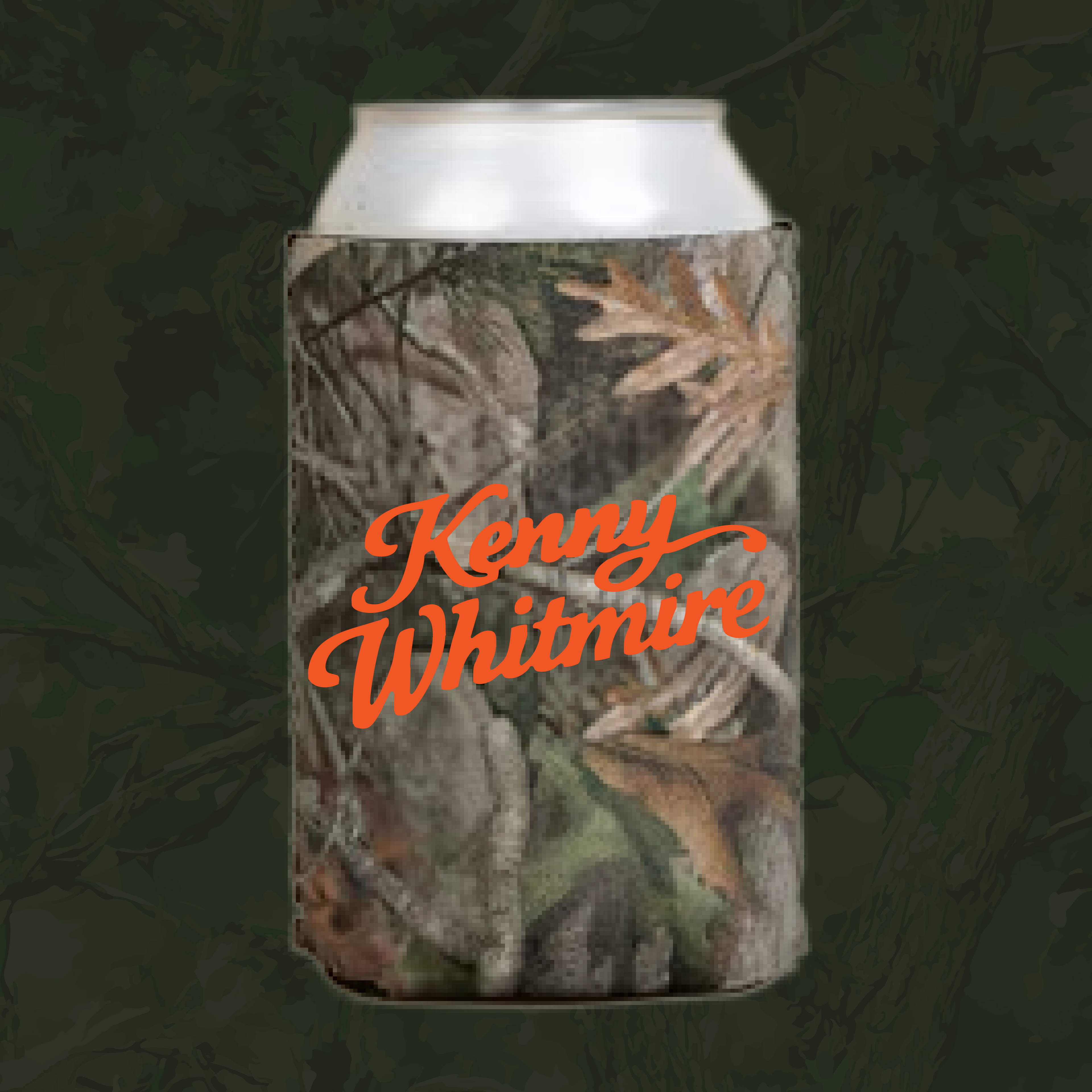 Kenny Whitmire Camo Can Cooler